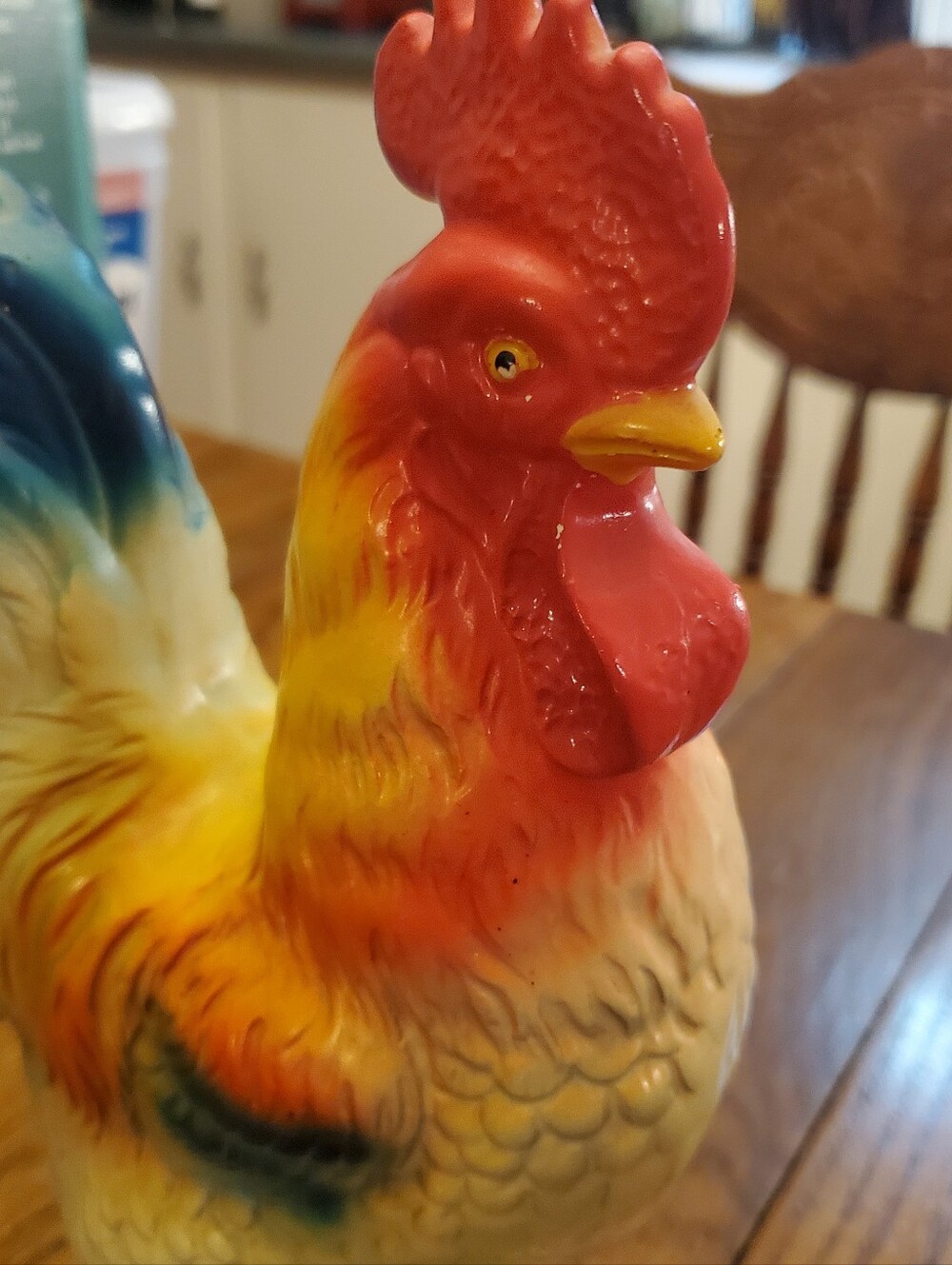 Vintage Ceramic Carnival Prize Chicken, 1930s-1940s - Picture 7 of 10